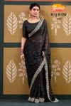 Rajrani By Stavan Sparkal Chiffon With Embroidery Work Saree Online Wholesale